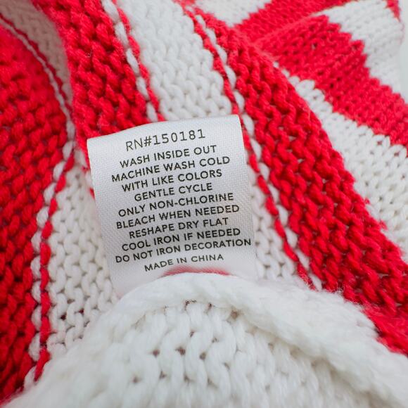 Grayson Threads Loose Knit Patriotic USA Flag Pullover Sweater Women's Size L - Picture 6 of 6